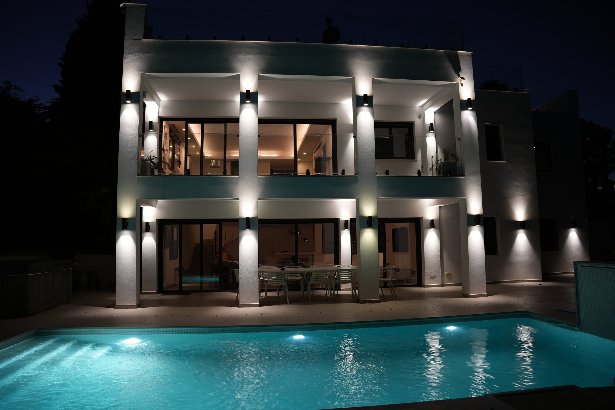 It started at the villa